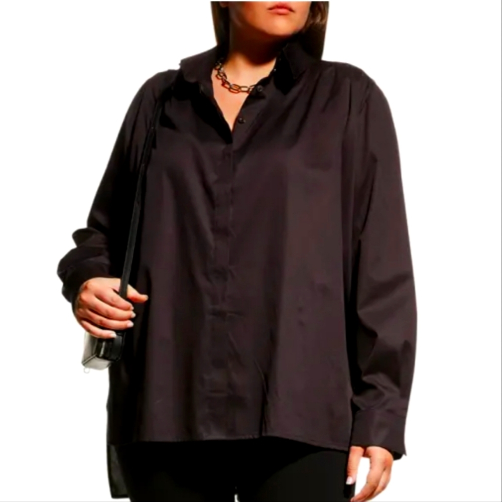 Elegant Black Women's Top